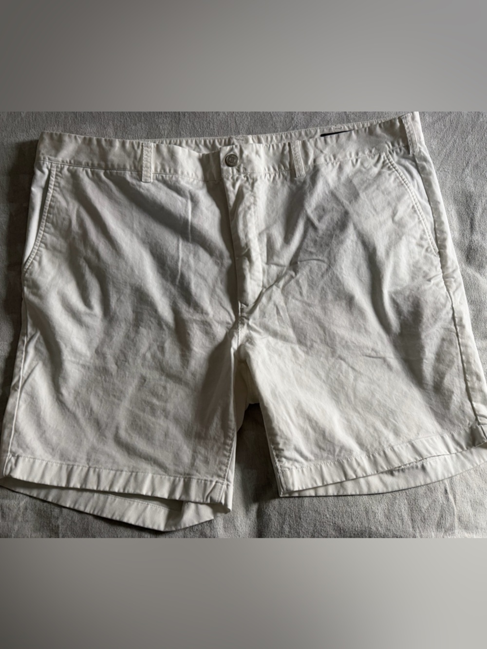 Bonobos White Men's Big and Tall Flat Front Shorts